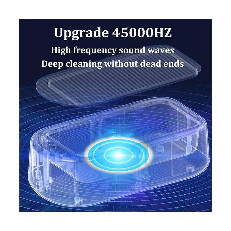 Ultrasonic Jewelry Cleaner Portable Household Professional Ultrasonic Eyeglasses Cleaning Machine wi