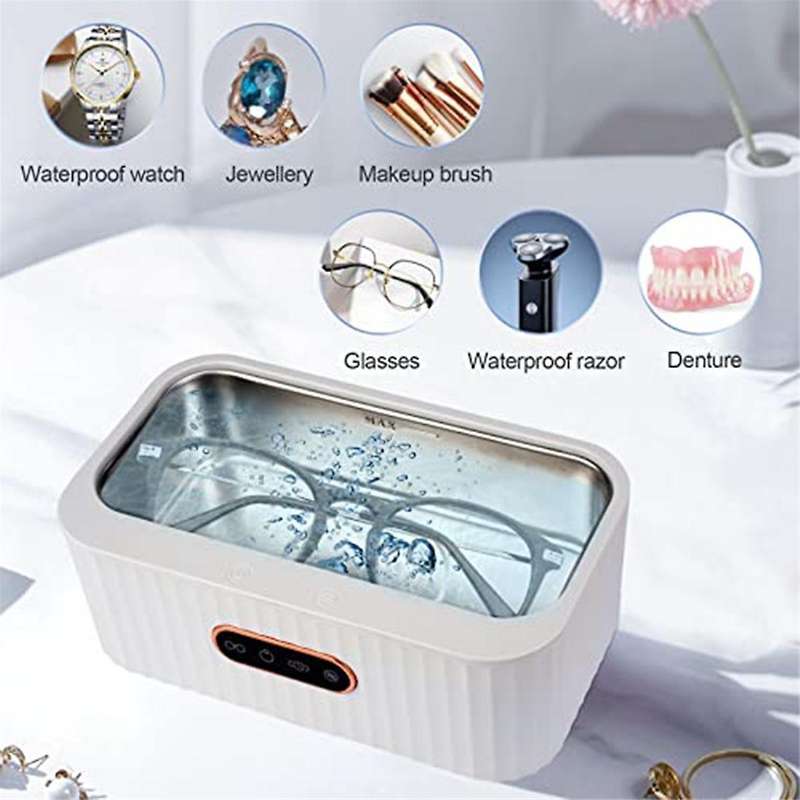 Ultrasonic Jewelry Cleaning Machine, 45khz Low Noise Ultrasonic Cleaning Machine, Suitable for Glass