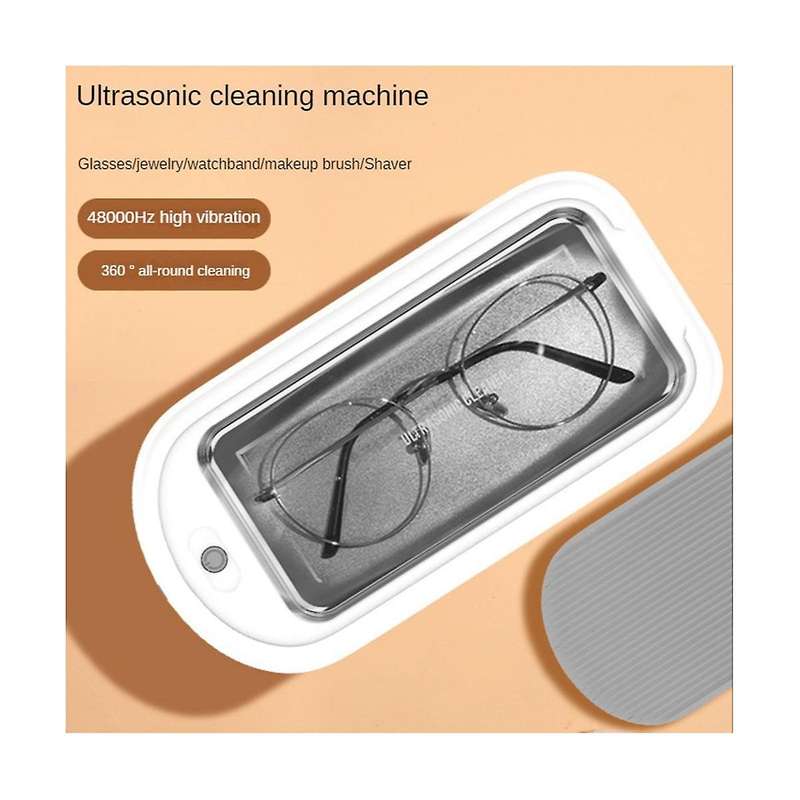 Ultrasonic Jewelry Cleaner,640ml Portable Household Professional Ultrasonic Eyeglasses Cleaning Mac