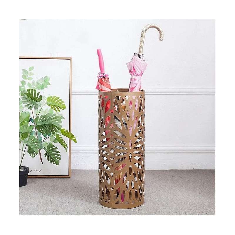 Umbrella Stand Household Hotel,Hollow Umbrella Bucket ,Multifunctional Umbrella Drain Stand Black