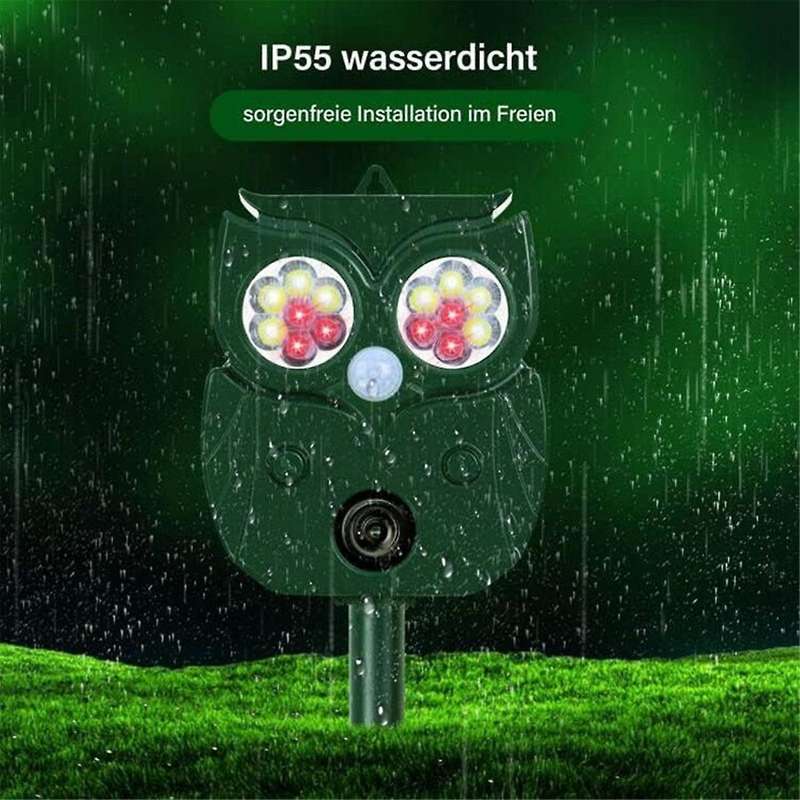 Ultrasonic Mouse Repeller, Outdoor Animal Repeller, High Frequency Bird Repeller