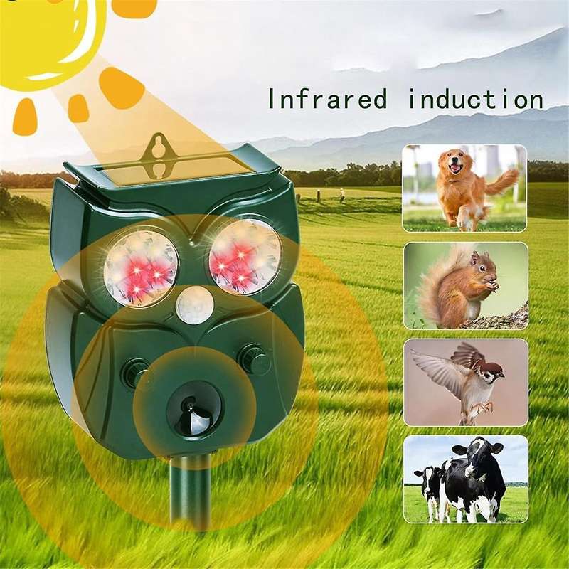 Ultrasonic Mouse Repeller, Outdoor Animal Repeller, High Frequency Bird Repeller