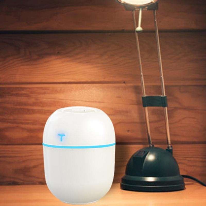 Ultrasonic Mini Air Humidifier 220ML Aromatherapy Essential Oil Diffuser for Household Car USB Mist