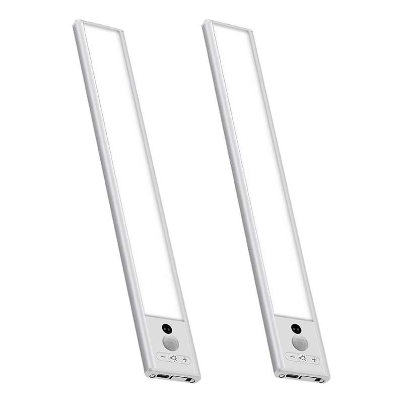 Under Cabinet Lights 3 Color Temperatures Dimmable Rechargeable Motion Sensor Closet Light for Bedro