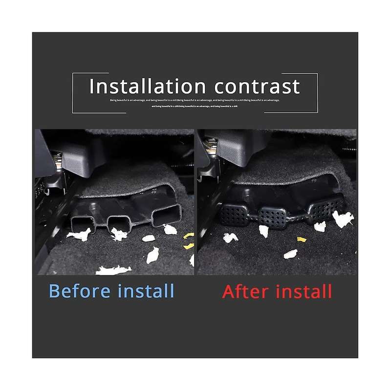Under Cover Air Flow Vent Grille Protection for 2022 2023, Car Air Outlet Dust Cover, 2PCS