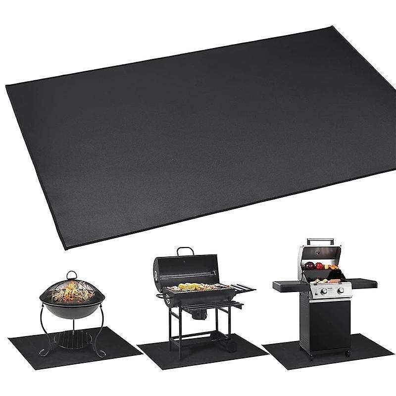 Under Mat for Outdoor Charcoal, Flat Top, Grills.Oil-Proof and Water-Proof BBQ Fireproof Mat Protec