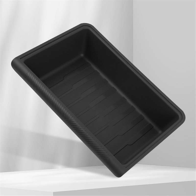 Under Seat Storage Box with Cover for Model Y 2017-2024 Center Console Organizer Bins Front Backsea