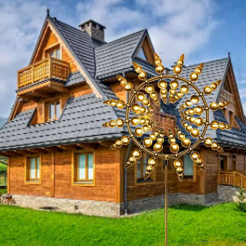 Unique and Magical Metal Windmill Outdoor Wind Spinners Wind Catchers Patio Lawn Garden Decoration 3