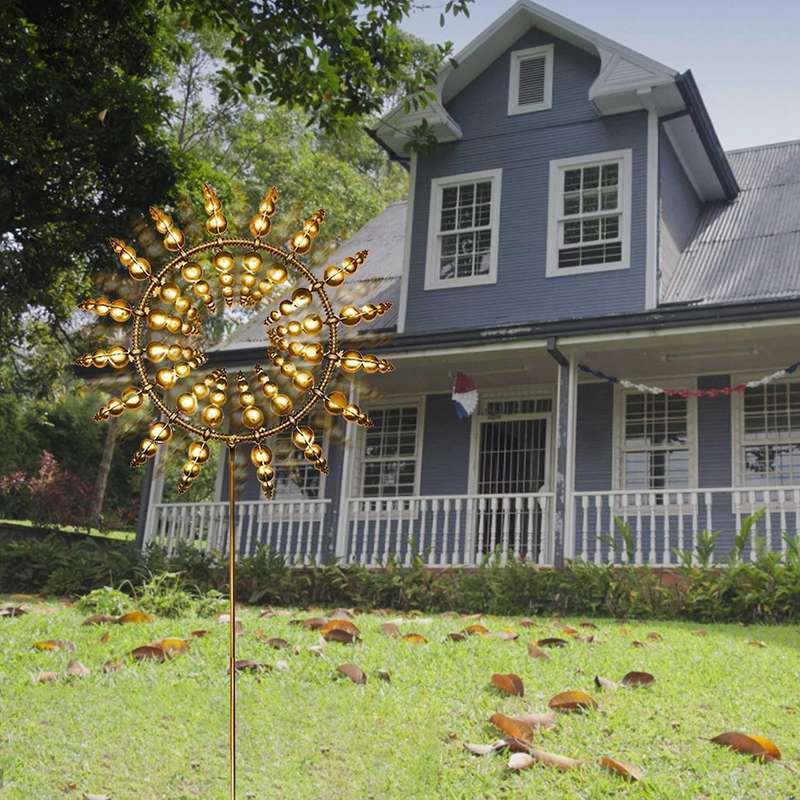 Unique and Magical Metal Windmill Outdoor Wind Spinners Wind Catchers Patio Lawn Garden Decoration 3