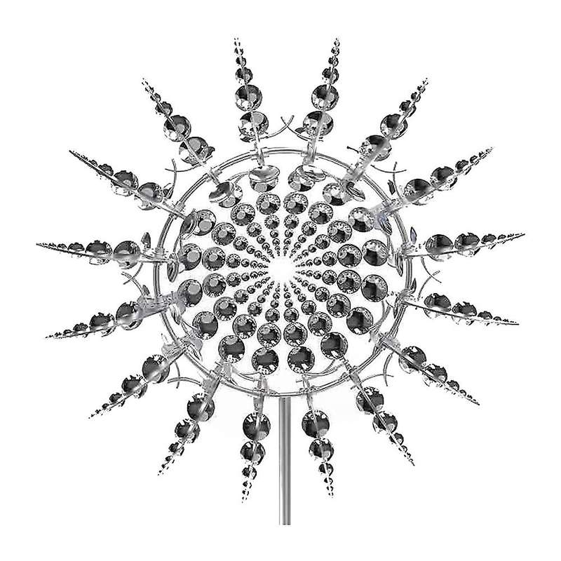 Unique and Magical Metal Windmill, Outdoor Wind Spinner, Wind Catcher, Lawn, Garden Decoration