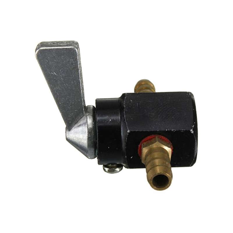 Universal 1/4 inch Motorcycle Bike ATV Shut Off in-Line Valve Petrol On-Off Fuel Tap