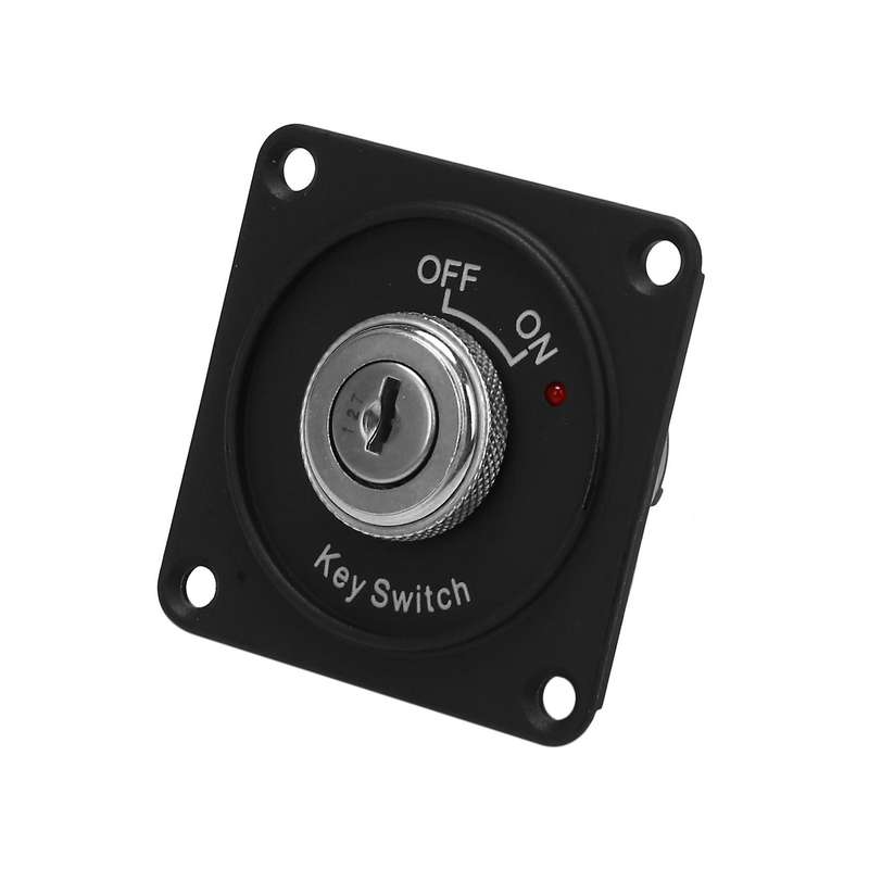 Universal 12V Car Boat Motorcycle Ignition Key Ignition Switch Panel 2Position with 2