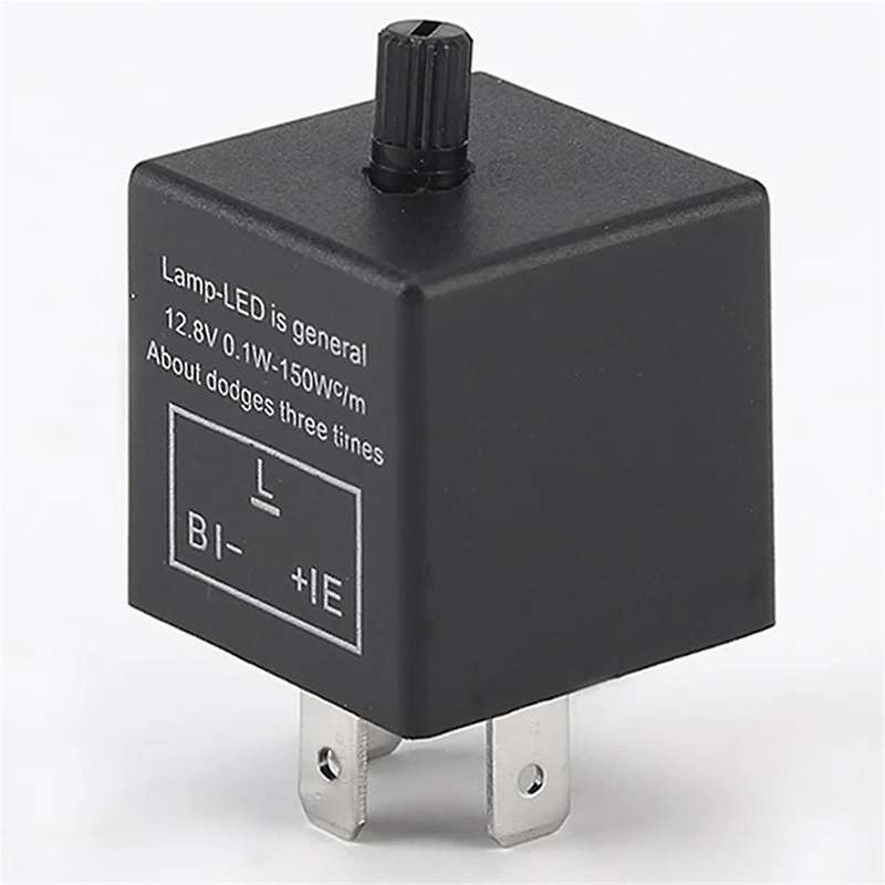 Universal 12V 3 Pin CF14 Motorcycle LED Flasher Blinker Relay Automobile Turn Signal Light Relay Mot