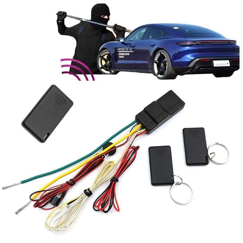 Universal 12V Auto Intelligent Secret Lock Anti-Theft Device 2.4GHz RFID Car Immobilizer Engine Lock