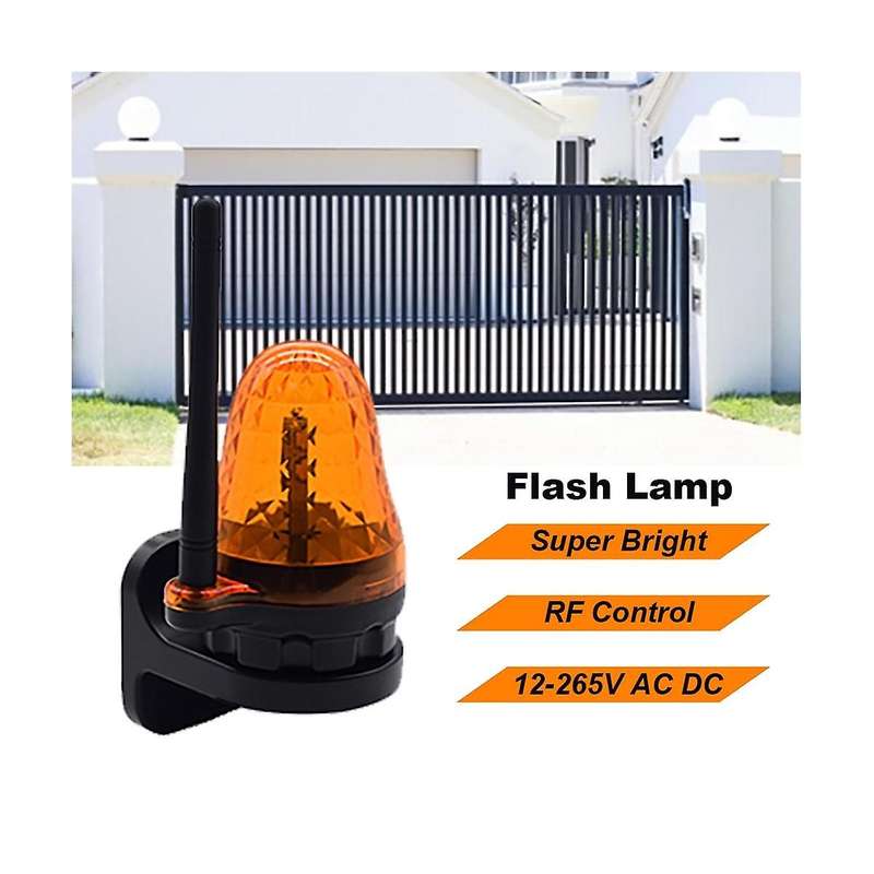 Universal 12V-265V LED Signal Alarm Light Strobe Flashing Light Wall Mount Emergency Warning Lamp fo