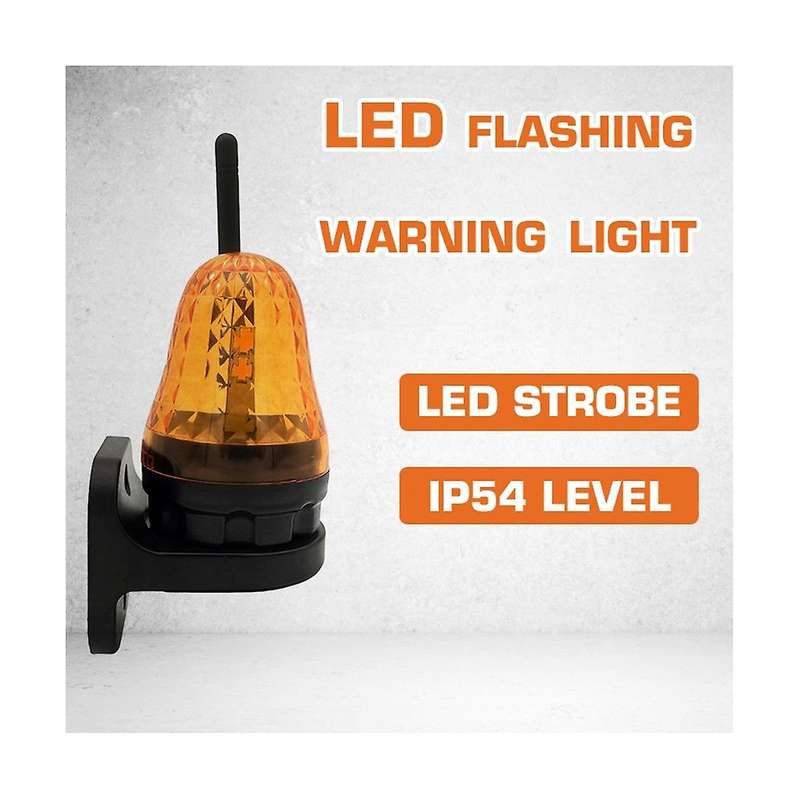 Universal 12V-265V LED Signal Alarm Light Strobe Flashing Light Wall Mount Emergency Warning Lamp fo