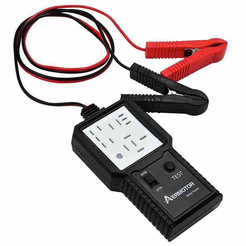 Universal 12V-24V Car Relay Tester Electronic Car Relay Tester Car Battery Checker Alternator Analyz
