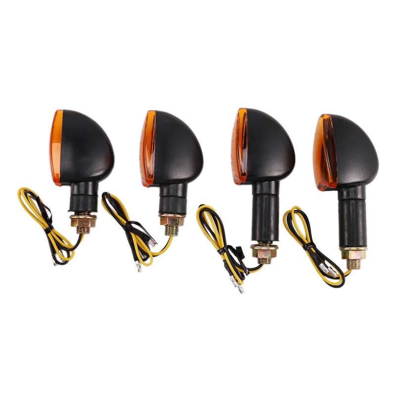 Universal 12V Motorcycle Turn Signal Indicator Light Compatible Honda Suzuki