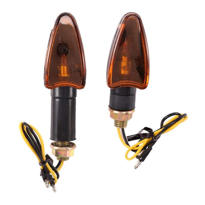 Universal 12V Motorcycle Turn Signal Indicator Light Compatible Honda Suzuki