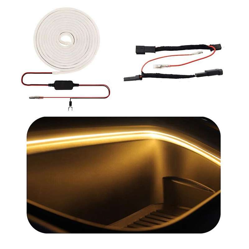 Universal 12v Frunk Brighten Modified Ambient Lighting for Y 18-23 Trunk Light White