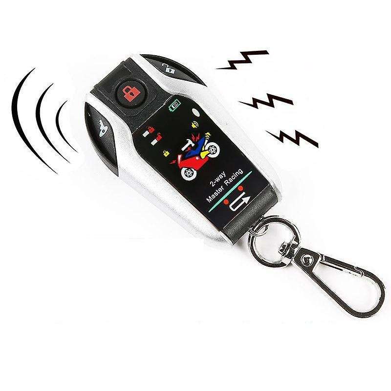 Universal 12V Motorcycle Anti-Theft Two-Way Alarm with Automatic Locking for ///