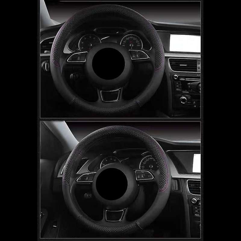 Universal 15Inch 38cm Car Interior Non- Steering Wheel Cover for Cars Steering Wheel Protector Red