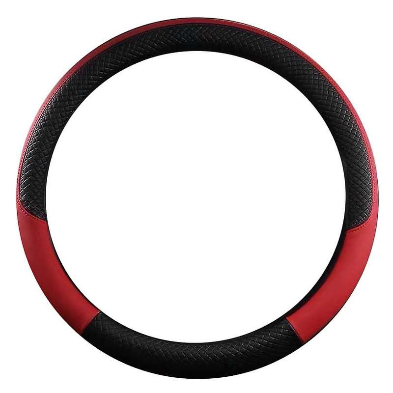 Universal 15Inch 38cm Car Interior Non- Steering Wheel Cover for Cars Steering Wheel Protector Red