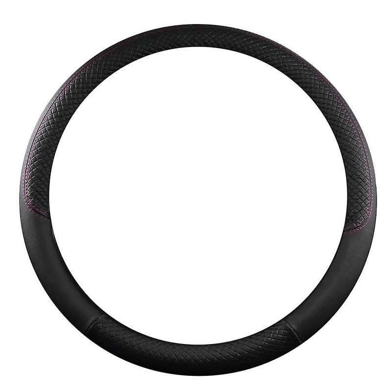 Universal 15Inch 38cm Car Interior Non- Steering Wheel Cover for Cars Steering Wheel Protector Blac