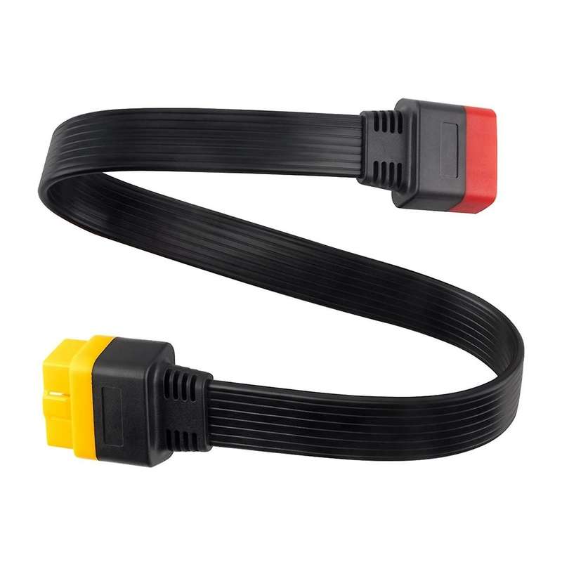 Universal 16 Pin Male to 16 Pin Female OBD2 OBD II Extension Connector for Auto Diagnostic Tool Ext