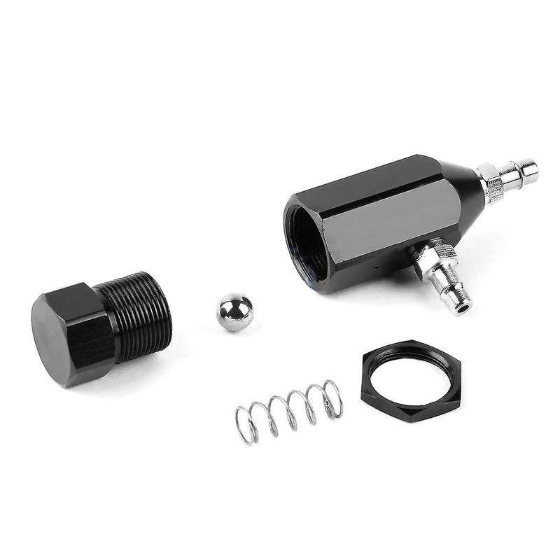 Universal 1-30 Psi Aluminum Manual Closed-loop Turbo Boost Controller Kit Black