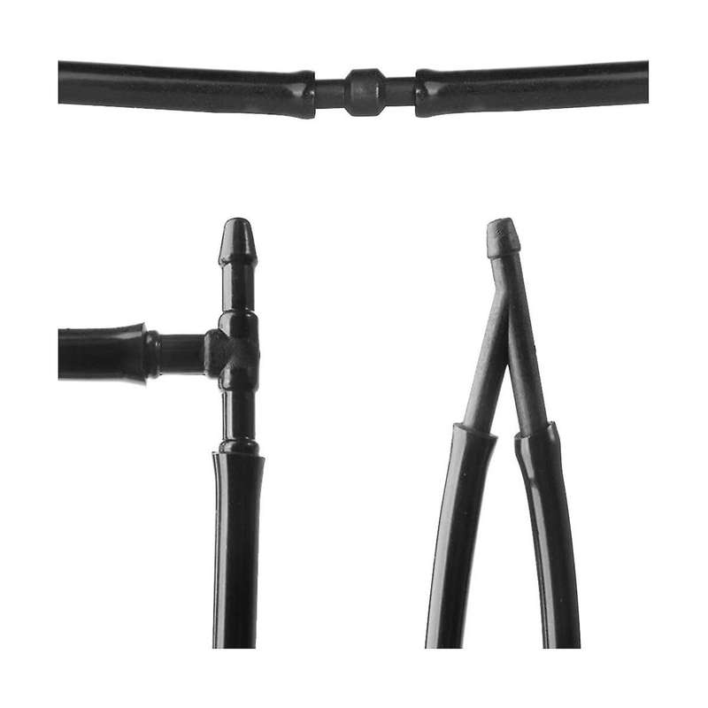Universal 2M Windshield Washer Nozzle Hose Tube Pipe with Connector T Y Straight for Front Window H