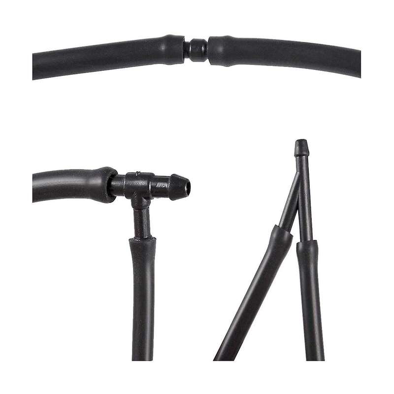 Universal 2M Windshield Washer Nozzle Hose Tube Pipe with Connector T Y Straight for Front Window H