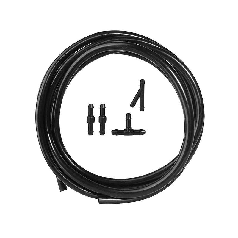 Universal 2M Windshield Washer Nozzle Hose Tube Pipe with Connector T Y Straight for Front Window H