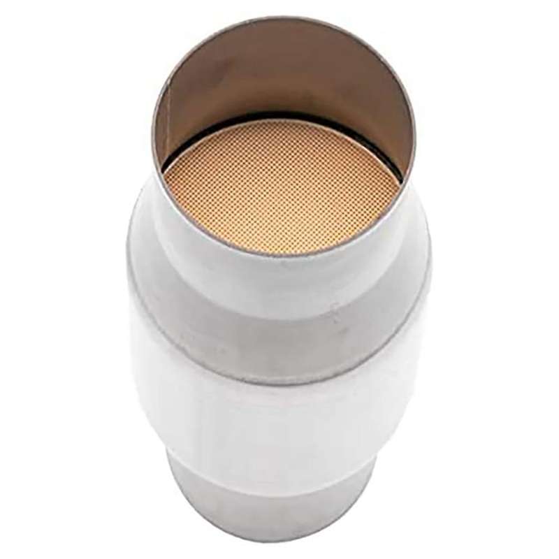 Universal 3 inch Inlet/Outlet Catalytic Converter 4 Inch Round Mid Diameter 271300, 410300
