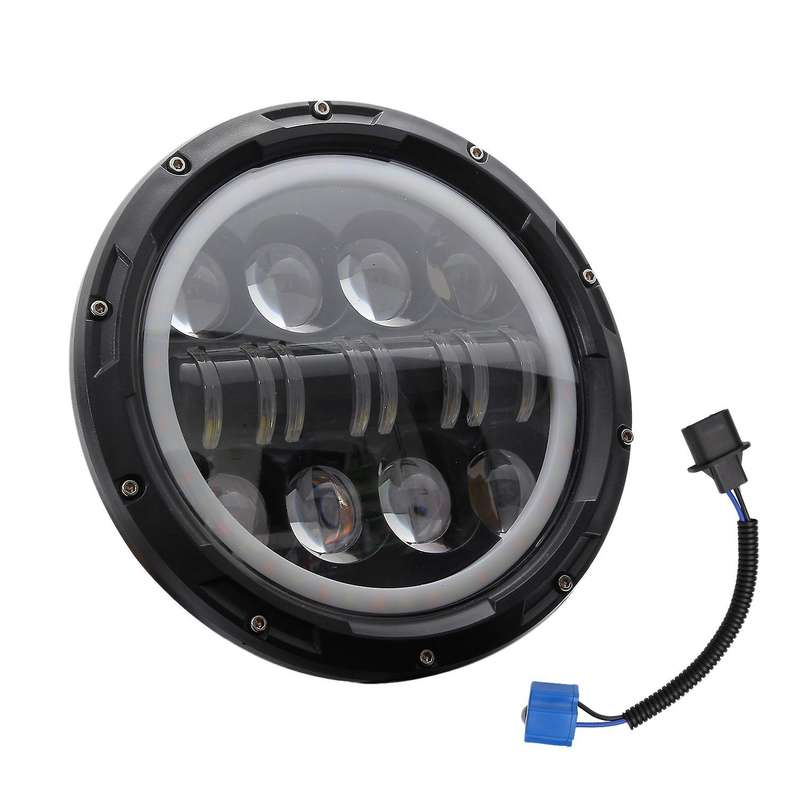 Universal 400W 40000LM 7inch Led Car Motorcycle Headlight Phare Farol Head Light Lamp Head Light for