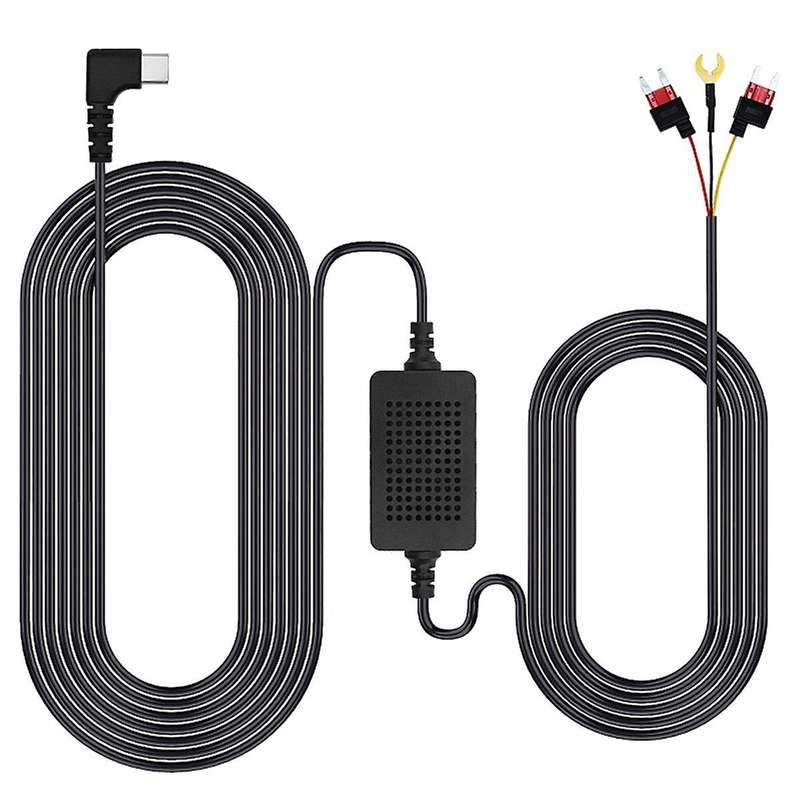 Universal 3.5M Car Dash CAM Wire 12/24V to 5V 3A Vehicle DVR Hardwire Cable Kit Video Camera Record