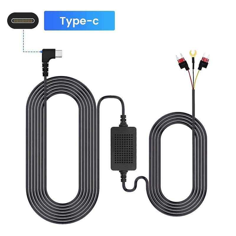 Universal 3.5M Car Dash CAM Wire 12/24V to 5V 3A Vehicle DVR Hardwire Cable Kit Video Camera Record