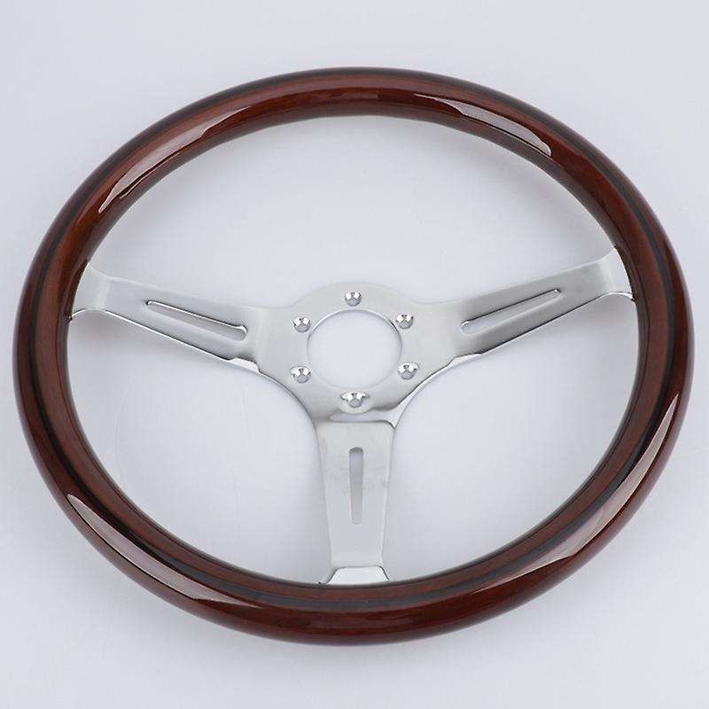 Universal 380mm 15 Inch Grant Classic Nostalgia Style Wood Grain Steering Wheel