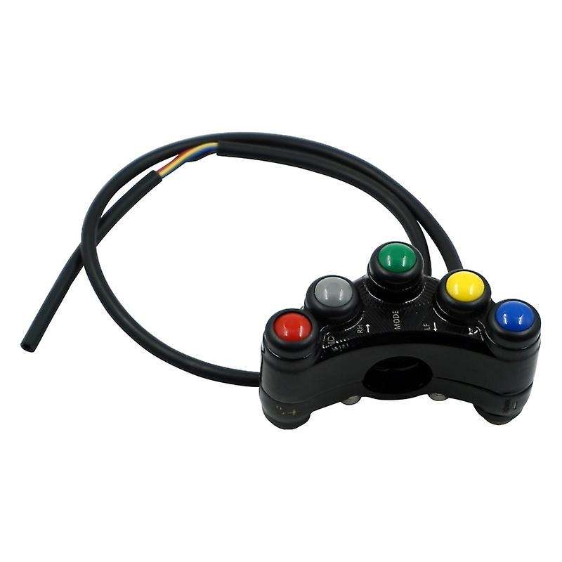 Universal 5 Button Array Motorcycle Switches Bikes Motorcross 22mm Handlebar Switches Assembly
