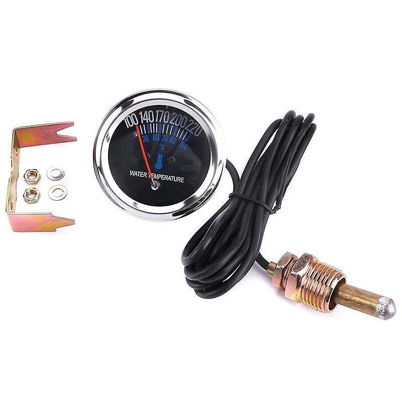 Universal 52mm Car Mechanical Water Temperature Temp Meter Gauge 100-220 Fahrenheit 12V