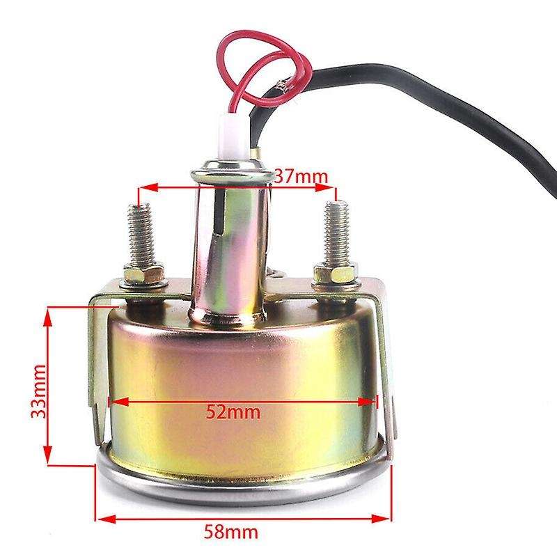 Universal 52mm Car Mechanical Water Temperature Temp Meter Gauge 100-220 Fahrenheit 12V