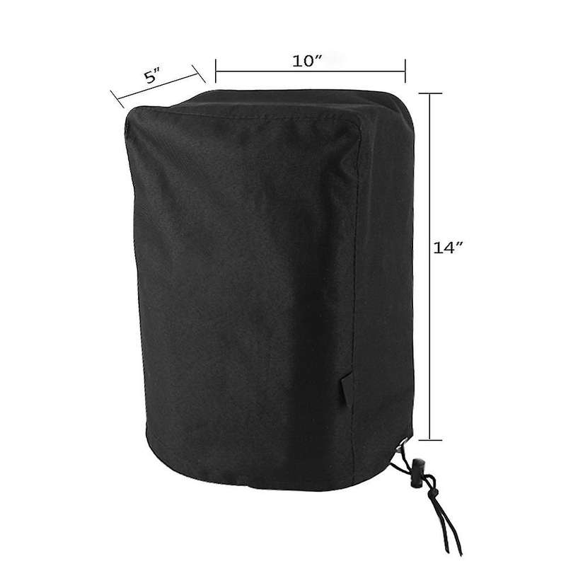 Universal 600D Polyester Trailer RV Electric Tongue Jack Cover, Weatherproof Travel Trailer Tongue P