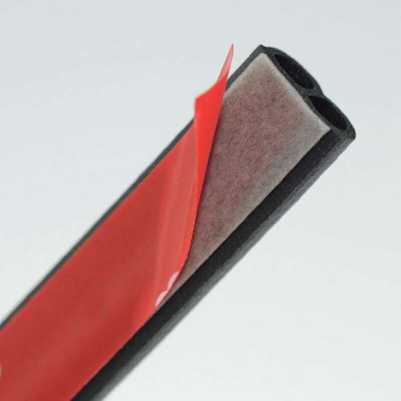 Universal 5M B Type Car Door Edge Trim Rubber Seal Strip Anti-Dust Weatherstrip