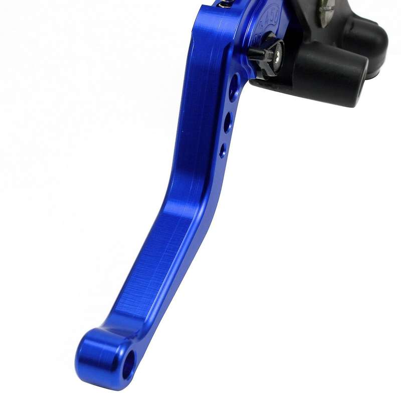 Universal 7/8Inch 22mm Front Brake Clutch Master Cylinder Reservoir Levers-Blue