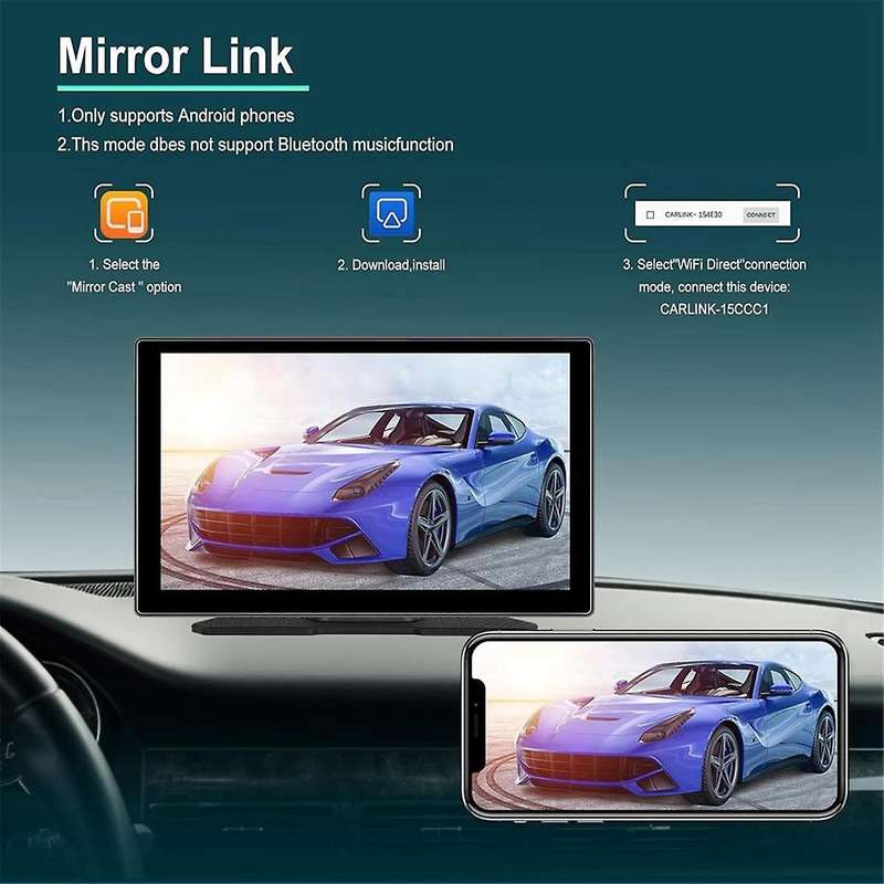 Universal 9inch Car Radio Multimedia Video Player Wireless Carplay and Wireless Android