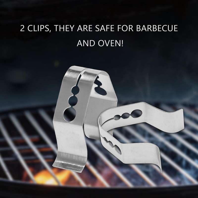 Universal A Style Meat Thermometer Probe Holder Ambient Temperature Readings BBQ Smoker Oven Grill,S