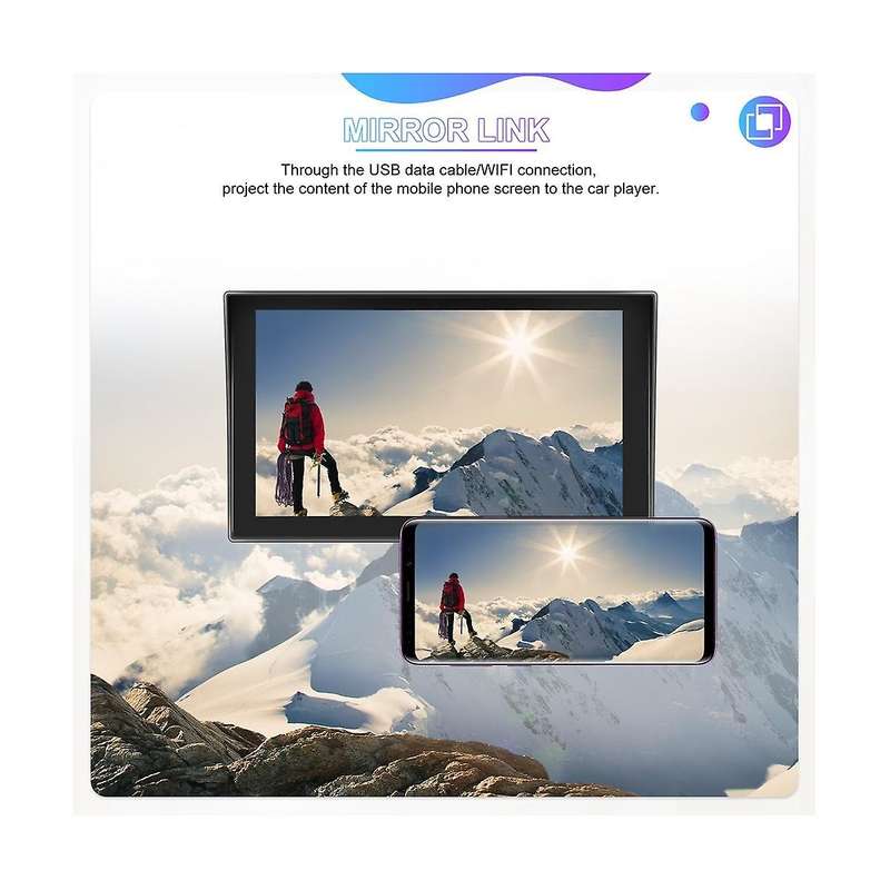 Universal 7inch Android 12 2g+32g Car Radio Multimedia Video Player Wireless Carplay Screen and And