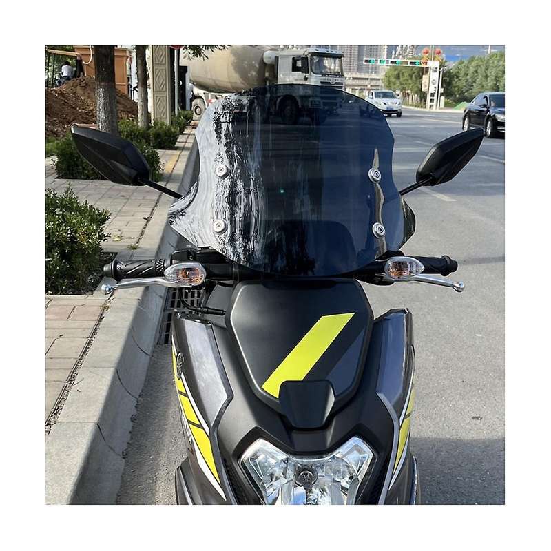Universal Adjustable Windscreen Windshield Air Flow Deflector Flyscreen Windscreen for Motorcycle A