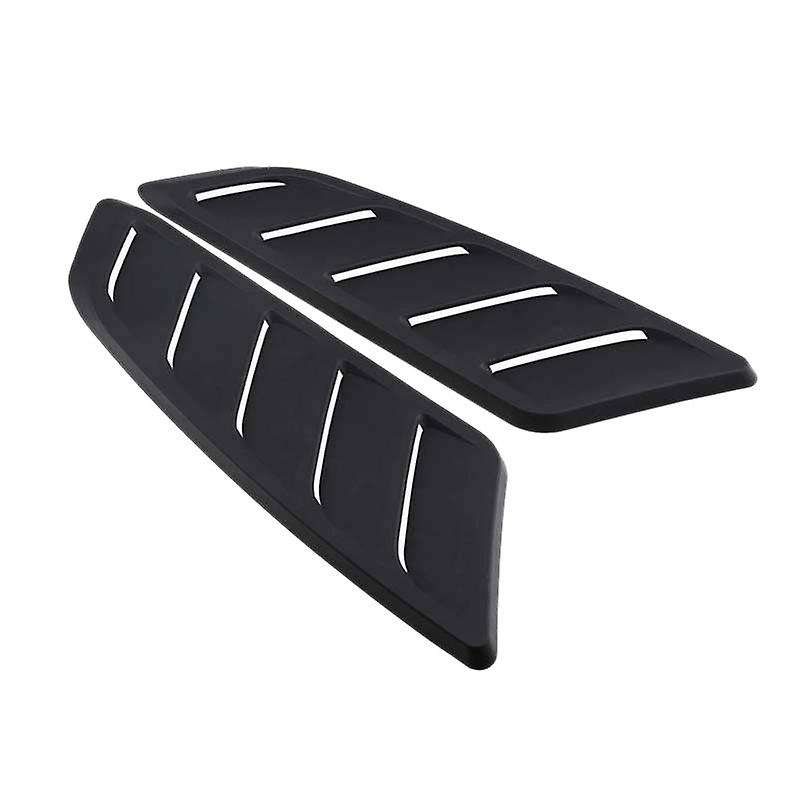 Universal Air Outlet Cover Retrofit Exterior Trim Side Hood Louver-Black