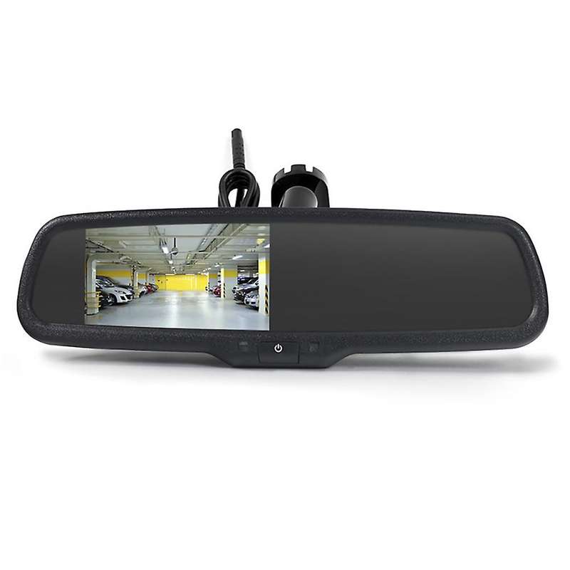 Universal AHD 4.3inch TFT LCD Interior Replacement Rear View Mirror Car Monitor 2Ch Video Input